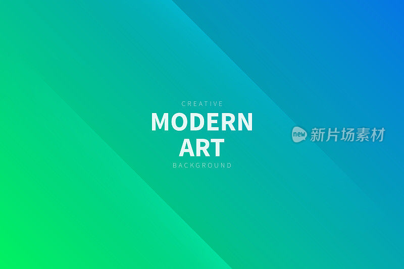 现代抽象背景-绿色梯度