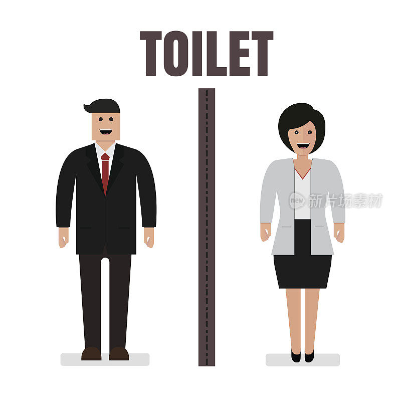 厕所海报及设计