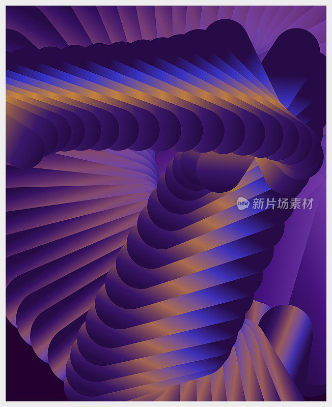 摘要紫色螺旋渐变混合图案背景