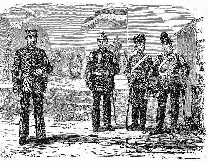 1870-71年德国战争中最老的4名士兵