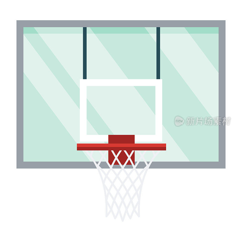 篮球圈图标上透明的背景