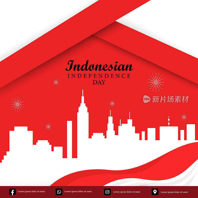 印度尼西亚独立日的背景。