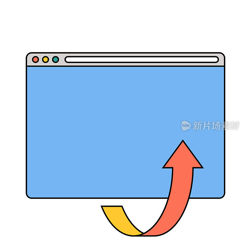 Web浏览器箭头符号