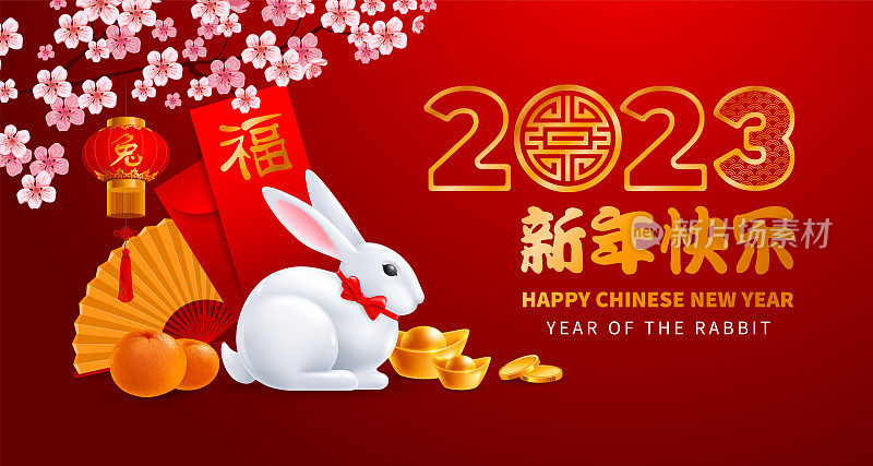 中国新年，兔年