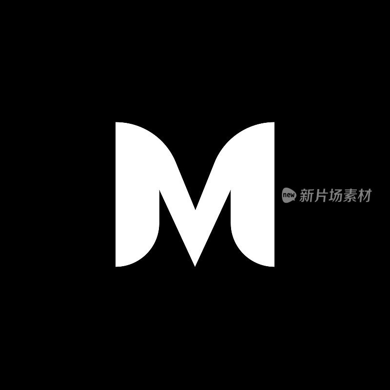 字母M标志