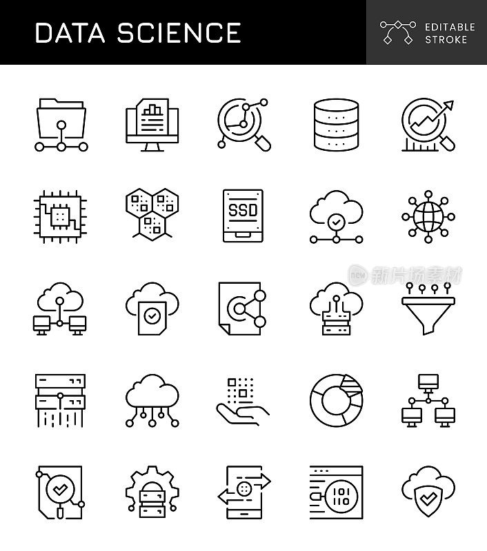 数据科学图标