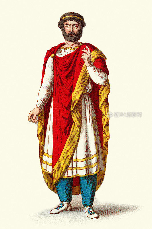 达契亚人，国王的服装，时尚史，古代东欧