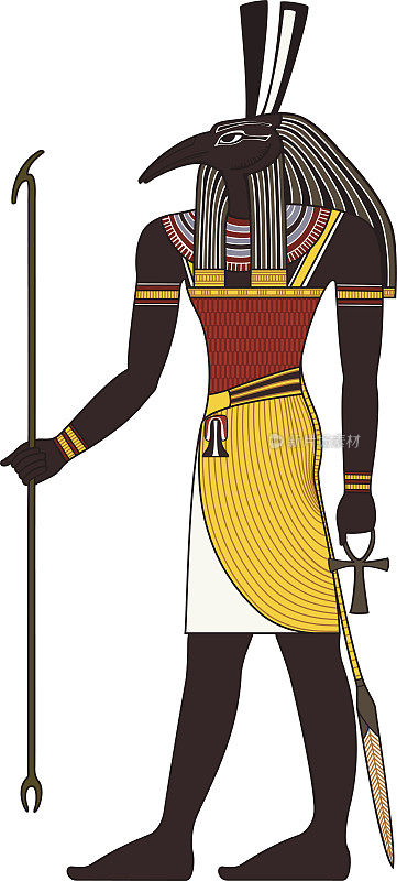 赛斯，古埃及的象征，古埃及诸神的孤立人物