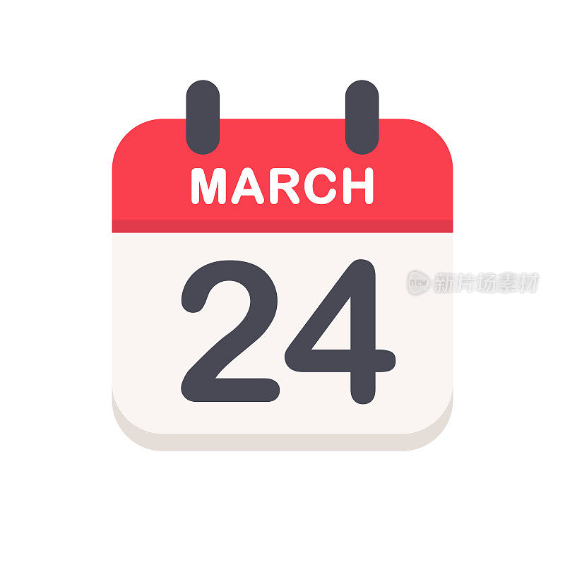 3月24日-日历图标