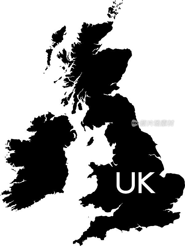 英国地图图标