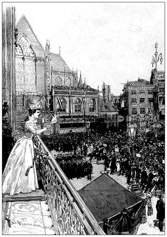 荷兰为威廉敏娜女王举行的奥朗德庆典