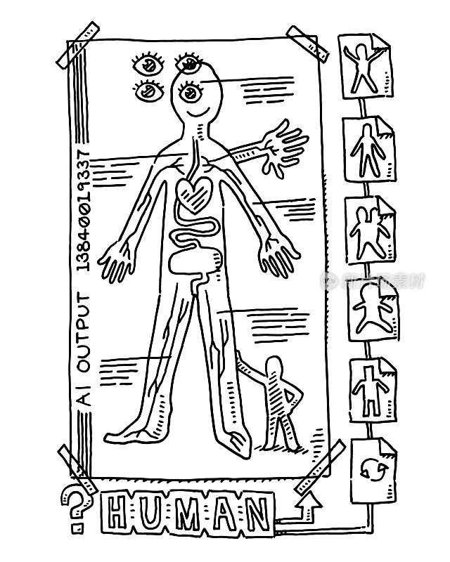 AI-Output人体海报绘制