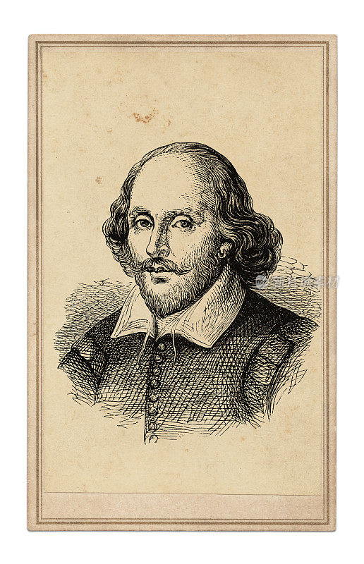古董书插图:威廉·莎士比亚