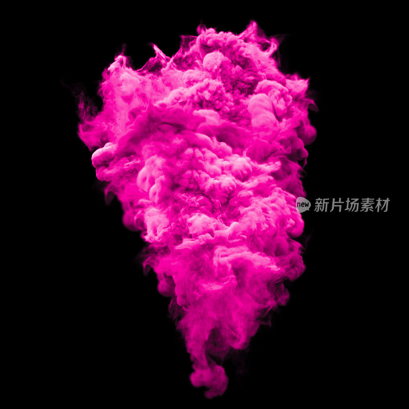油漆粉粉色爆炸粒子尘埃云飞溅抽象纹理背景
