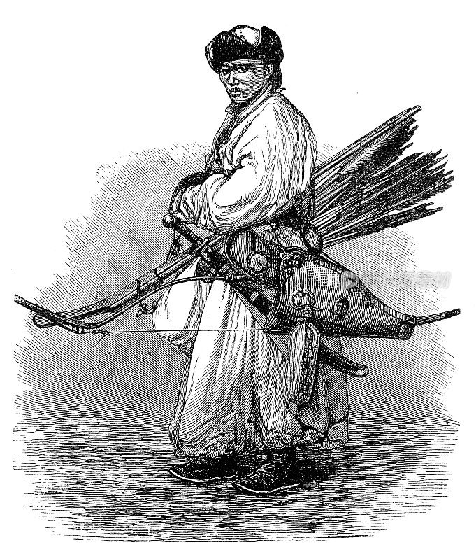蒙古步兵战士