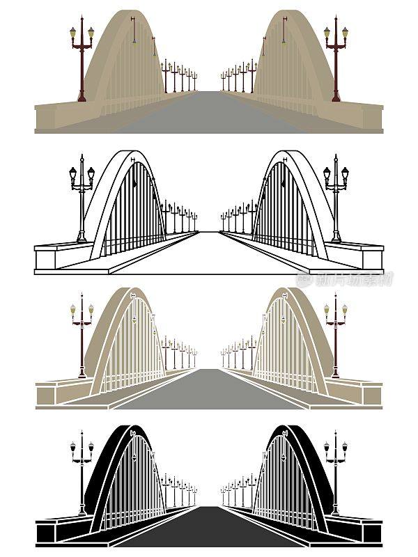 巴西贝洛奥里藏特的圣特里萨高架桥
