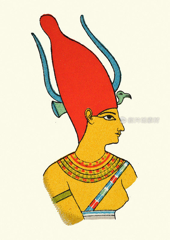 古埃及，女神的形象，神圣的肖像，大神殿伊西斯菲莱岛
