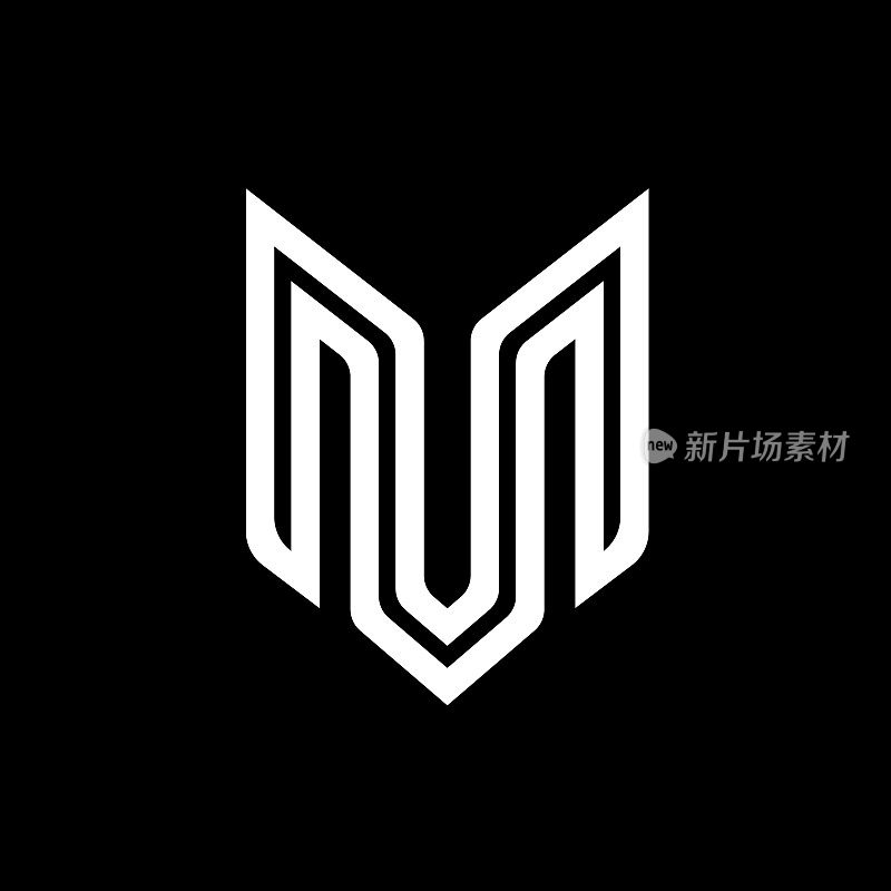 字母M标志