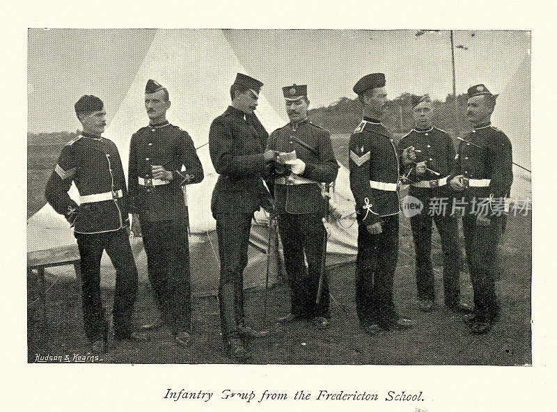 步兵加拿大军队，弗雷德里克森学校，维多利亚军事历史，19世纪90年代