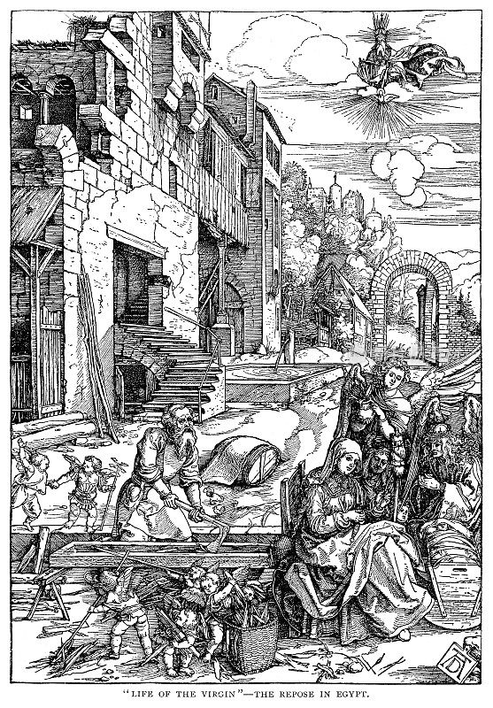 Albrecht的《埃及的安息》Dürer