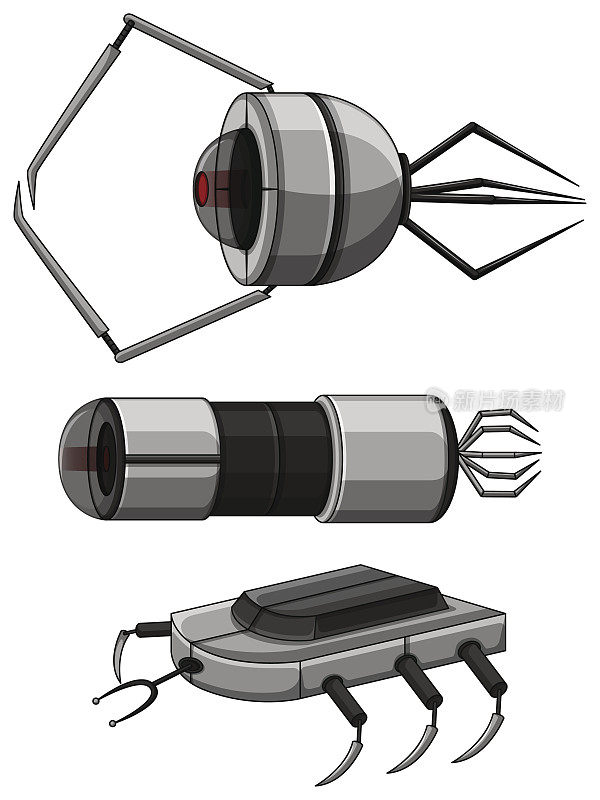 纳米机器人的三种设计