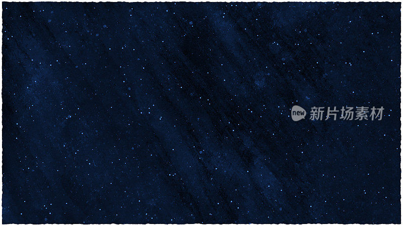 卧式深海军蓝纹理浪漫壁纸，纹理和小银点像闪烁的星星一样遍布夜空，在空间与复制空间