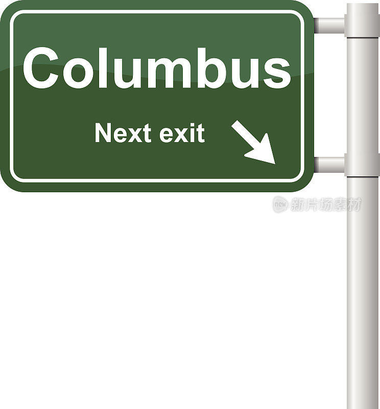 哥伦布下一个出口信号向量