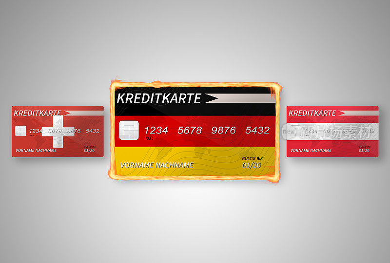 选择奥地利，德国和瑞士信用卡