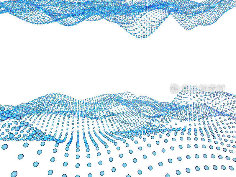 分子网格,抽象的科学背景