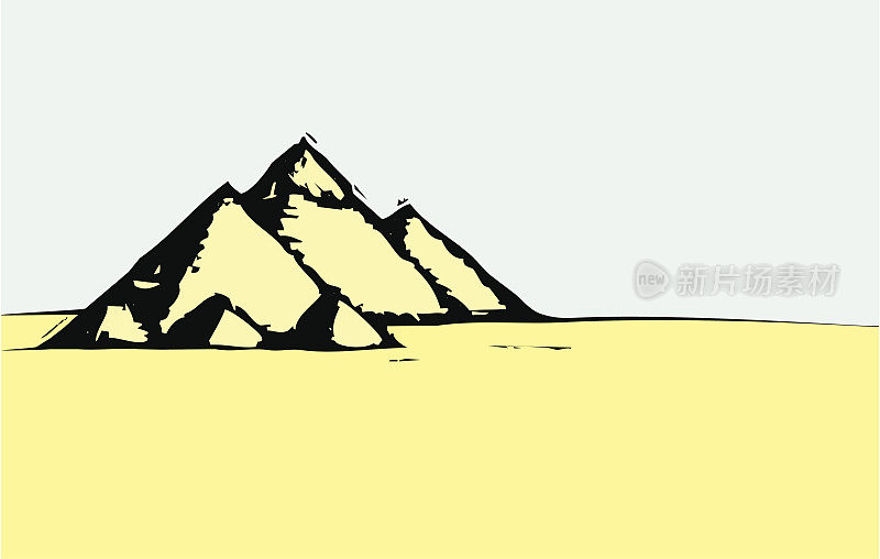 埃及沙漠金字塔