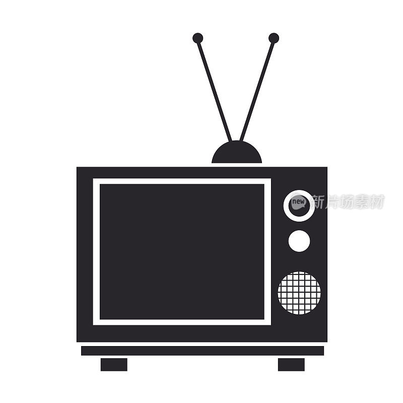 电视机老式天线接收信号
