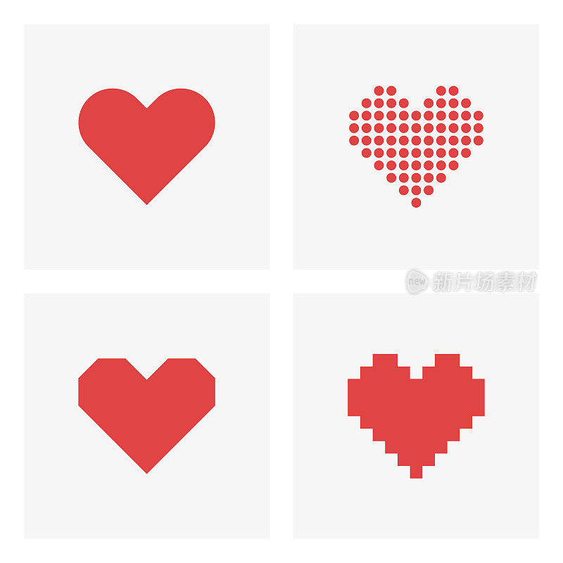 心图标,爱的概念