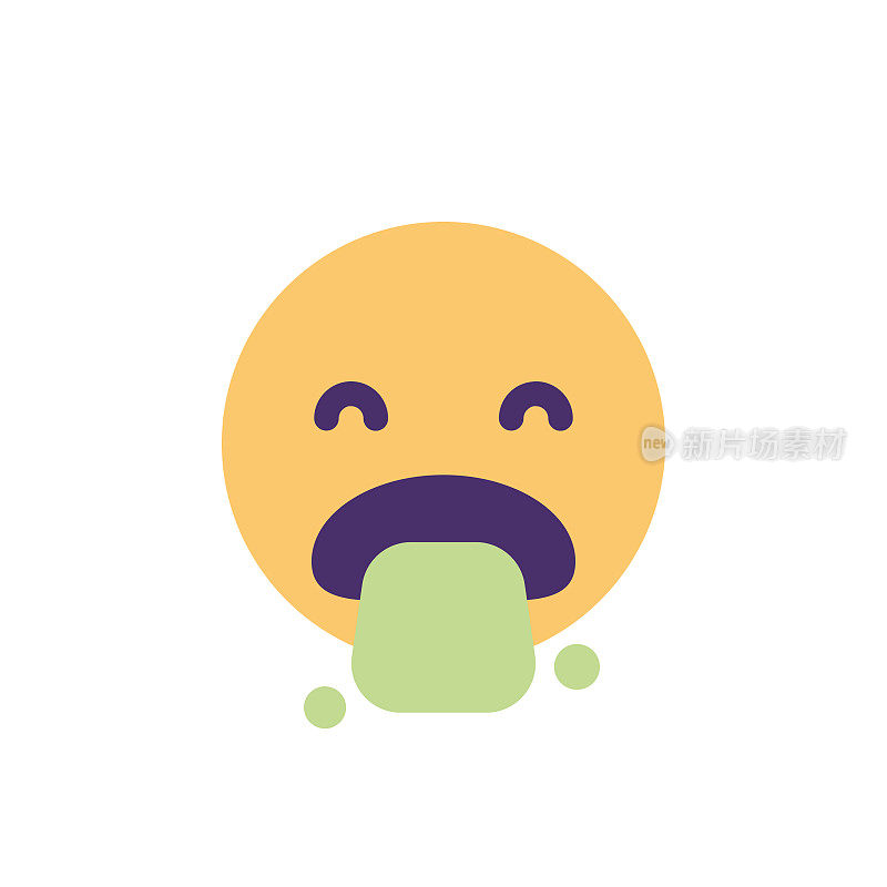 Emoticon裁剪设计平面颜色