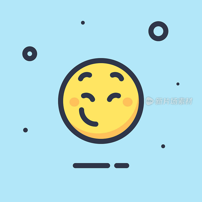 Emoticon平面设计颜色背景