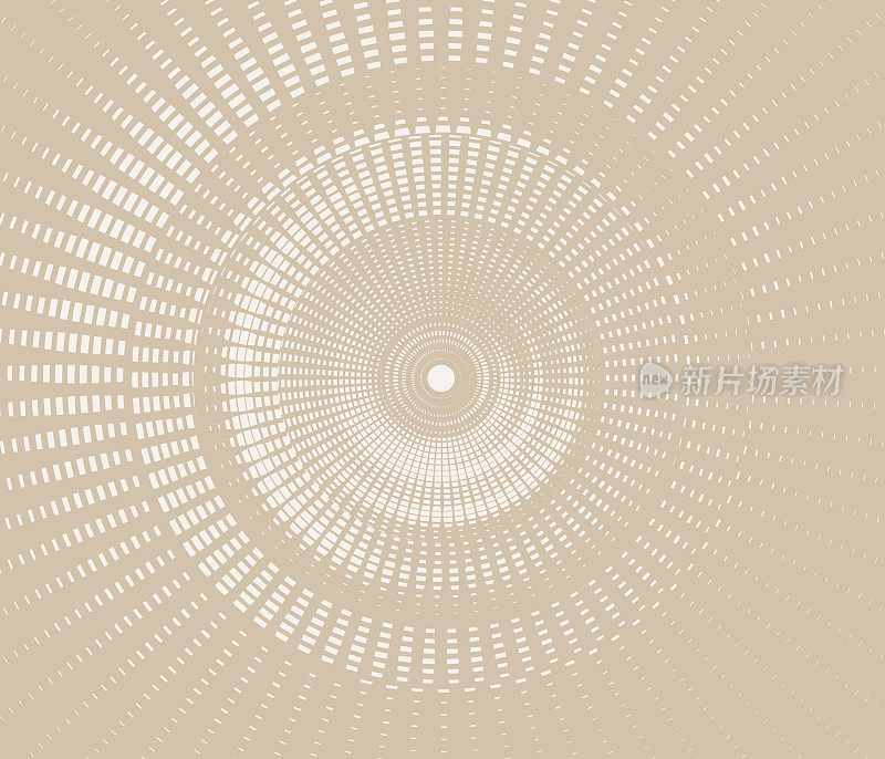 圆形半色调图案背景