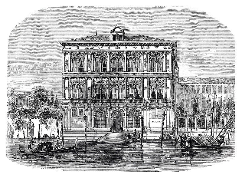 1853年意大利威尼斯的卡勒吉宫