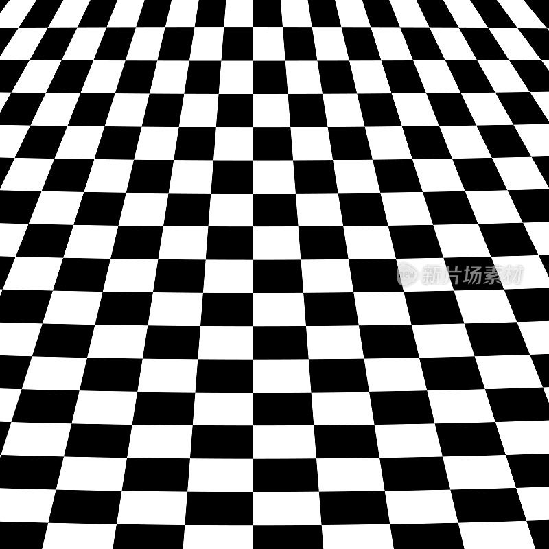 黑白抽象棋盘背景