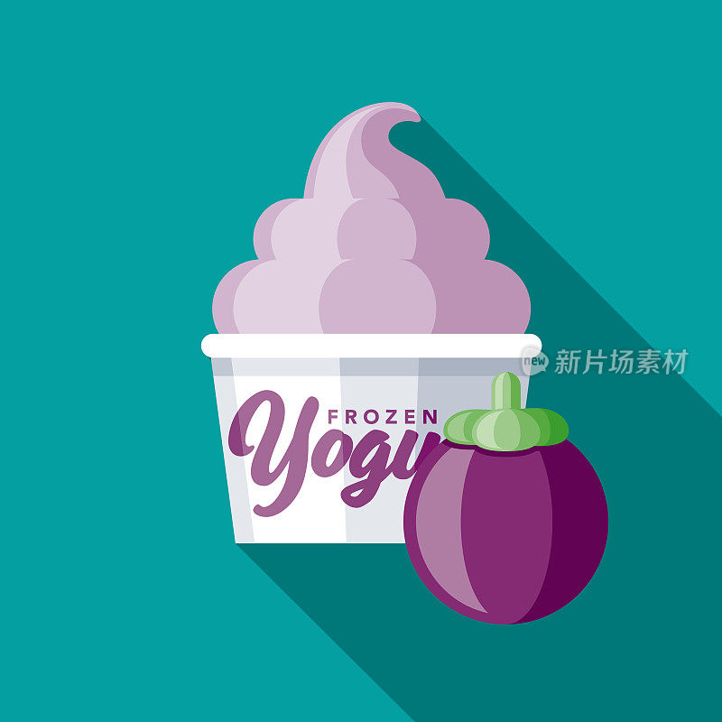 山竹冻酸奶风味图标