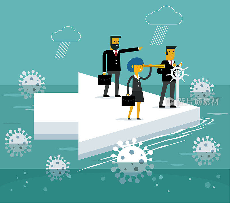 冠状病毒库存-团队合作