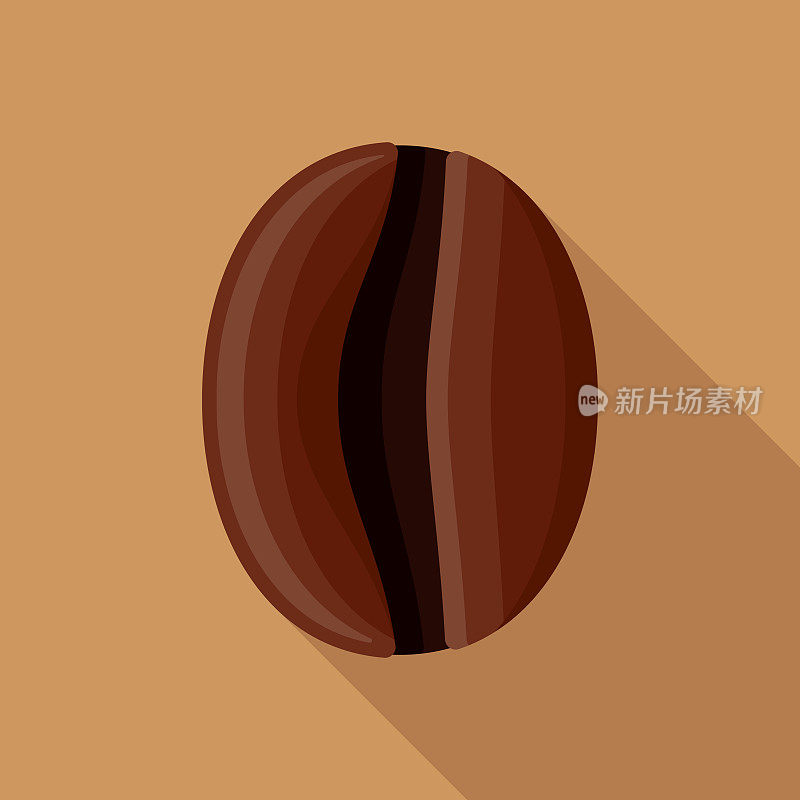 咖啡豆的图标