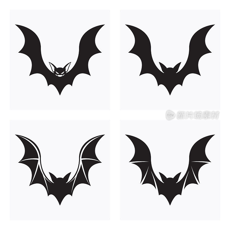蝙蝠的剪影
