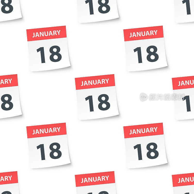 1月18日-每日日历无缝模式