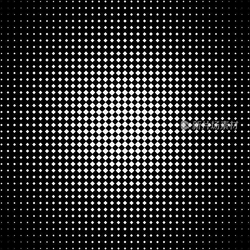 方格图案,径向渐隐