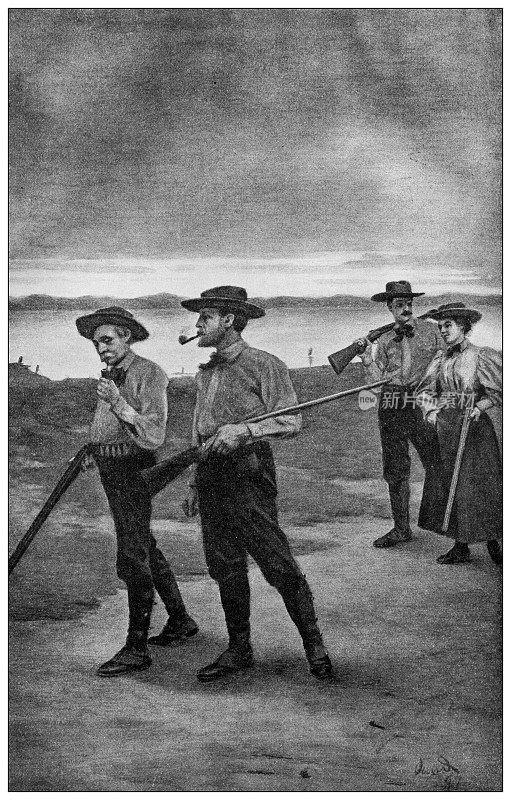 1897年的运动和消遣:打猎