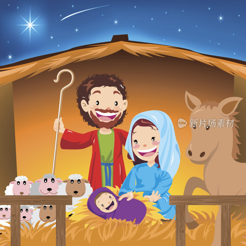 耶稣诞生马槽