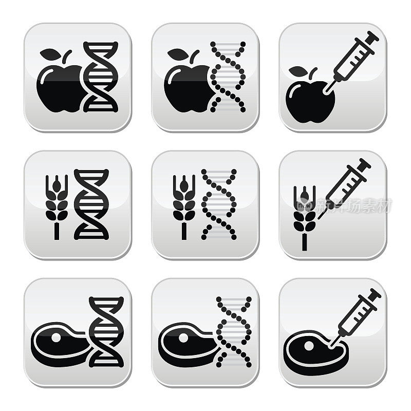 食品DNA，转基因食品转基因图标设置