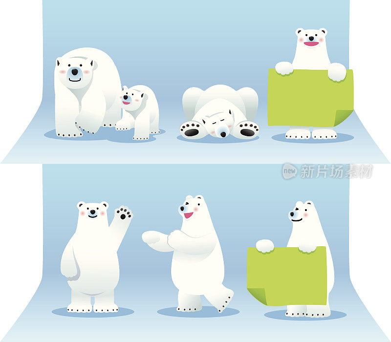 北极熊集合