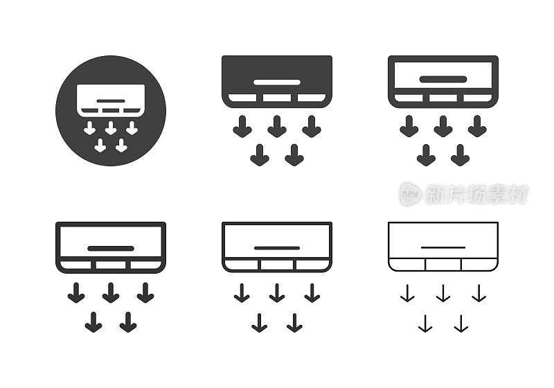 空调图标-多系列