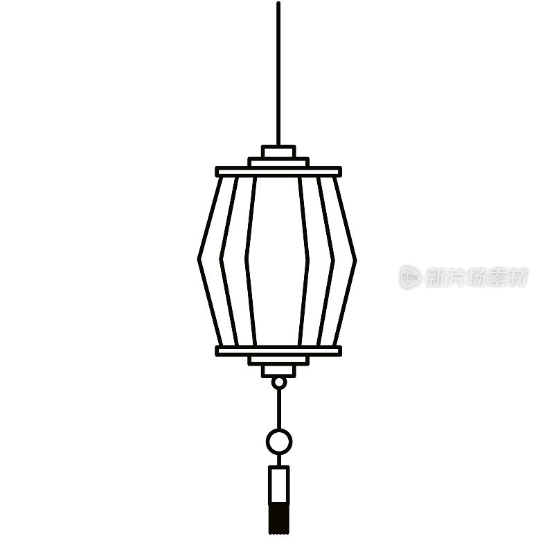 中国灯笼矢量设计