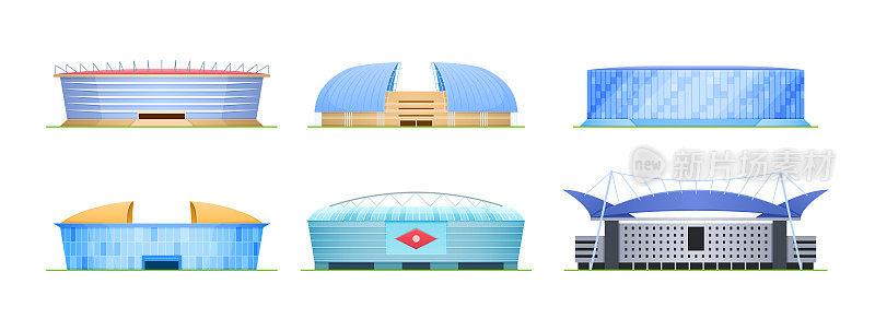 配套足球场、奥运会体育场、运动场。